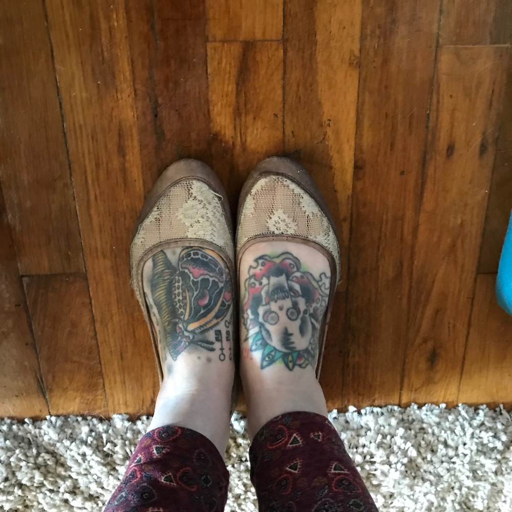 Adorable crochet lace flats from Urban outfitters
